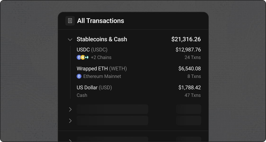 Arbitrum One tax and accounting API visual