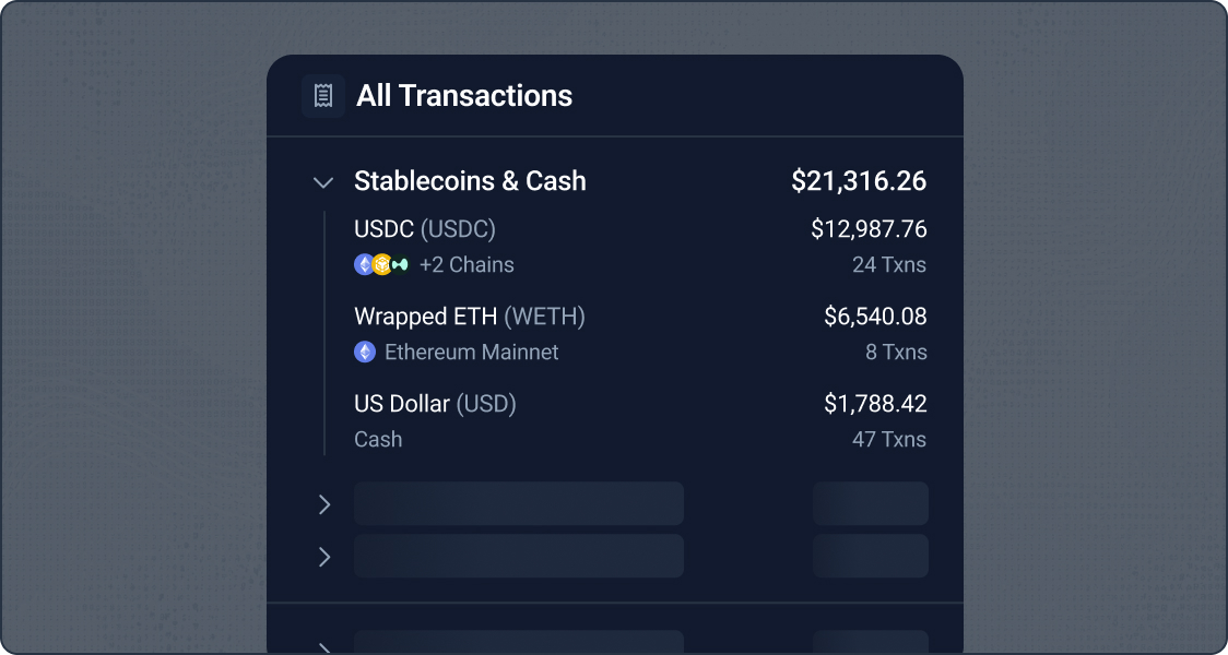 Arbitrum One tax and accounting API visual